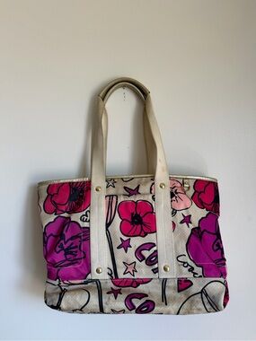 Coach Poppy Floral Purse Handbag C1259-F17148